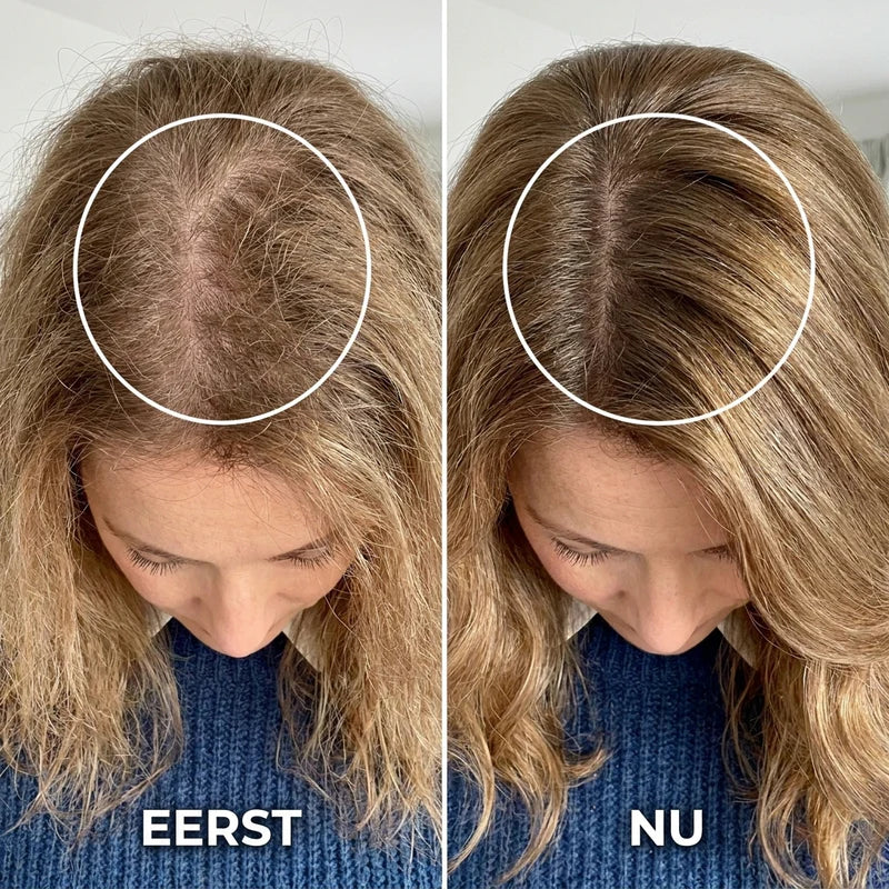 Kapper die haar bekijkt