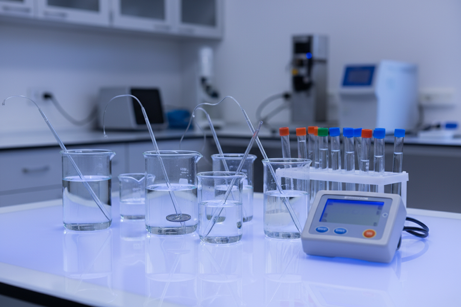 Water quality testing lab equipment